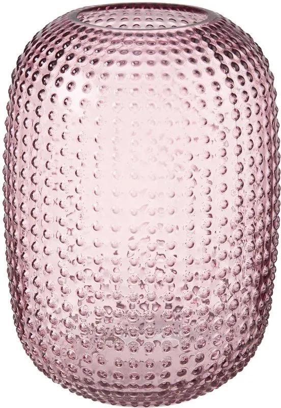 DOTTY rózsaszín váza 25cm