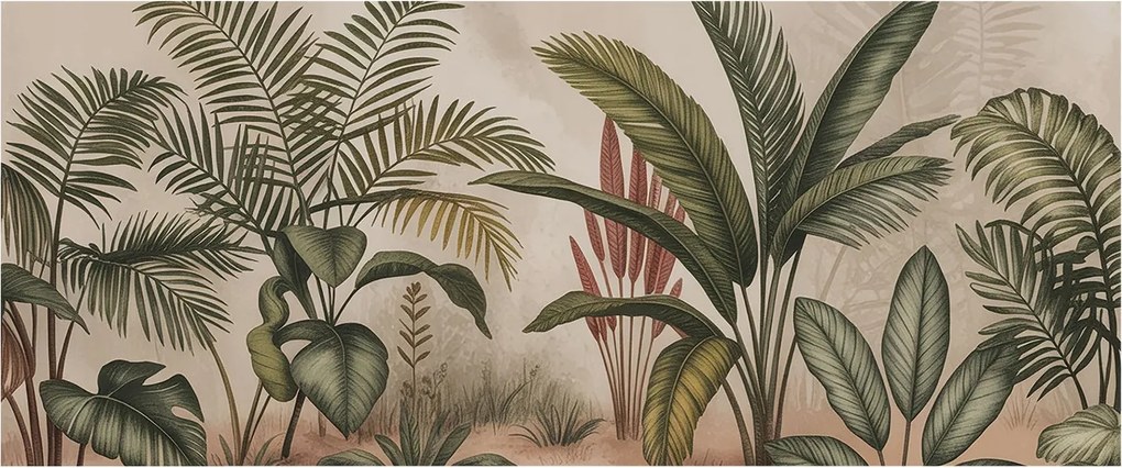 Flizelina Dekoratív Fotótapéta Hálószobába Növényi motívum 250x104 Ragasztó