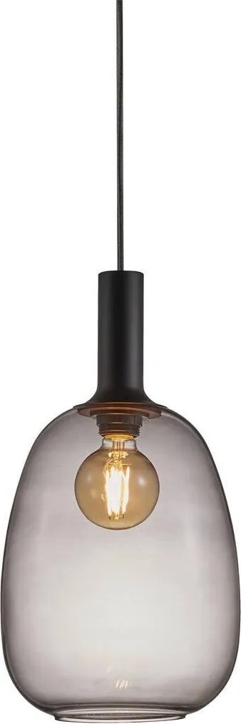 Nordlux modern függeszték alton 23 fekete füstös nor47303047