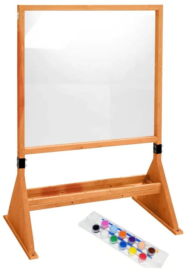 Kétoldalas, kül - és beltéri plexi rajztábla