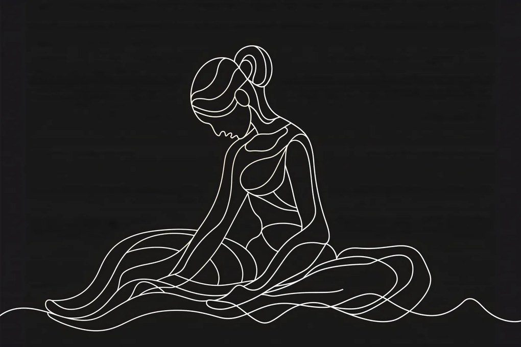 Poszter 45x30cm Ülő pozíció