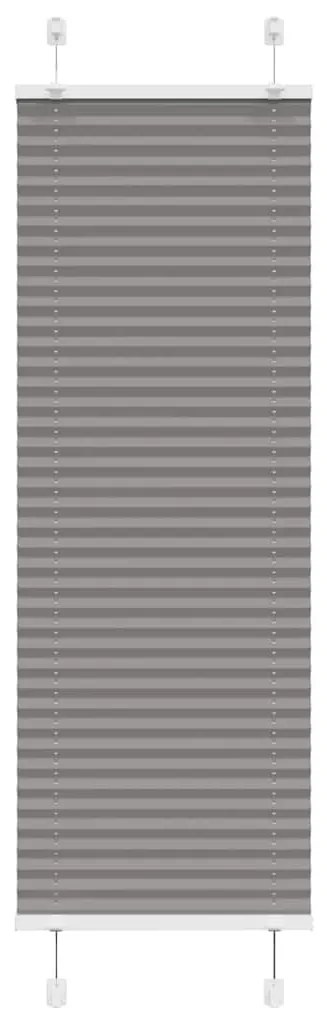 pliszírozott redőny antracit 40x100 cm szövetszélesség 39,4 cm