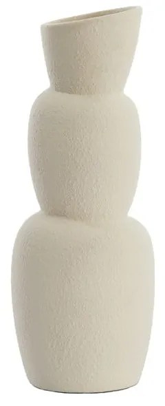 Krémszínű kerámia váza Aram – Light & Living