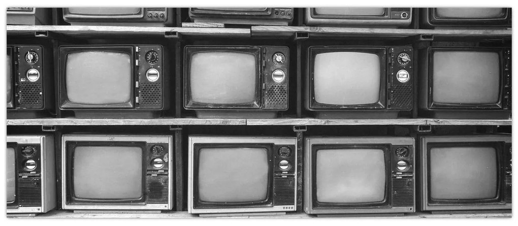 Kép - Retro TV (120x50 cm)