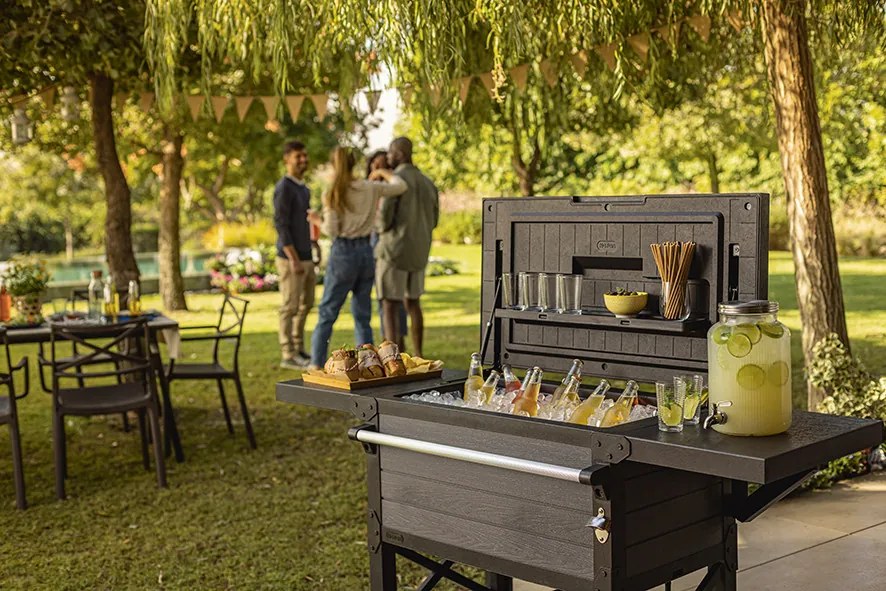Keter Patio Cooler kerti asztal, szürke