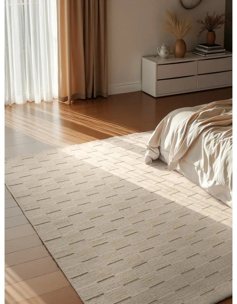 Krémszínű kézi szövésű gyapjú szőnyeg 120x170 cm Scala – Villeroy&Boch