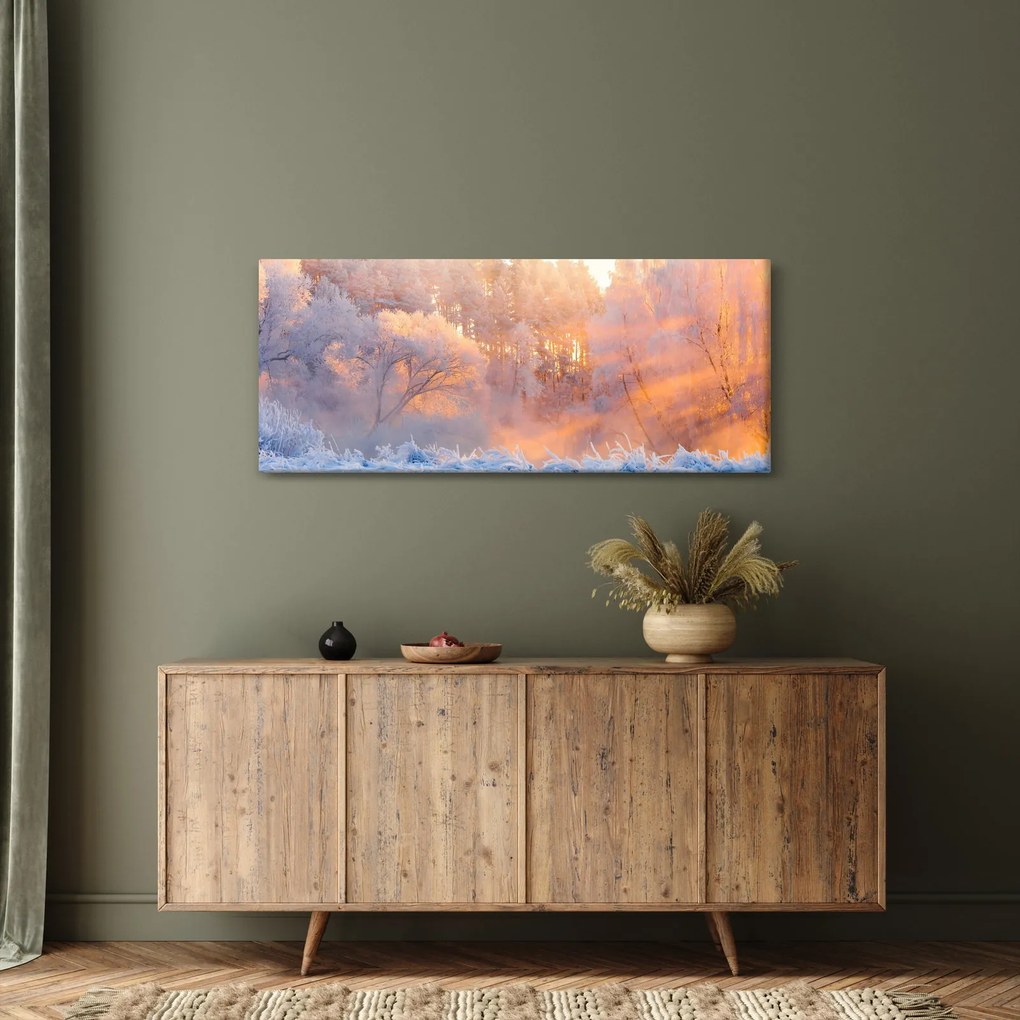 Kép - fagyos hajnal (120x50 cm)
