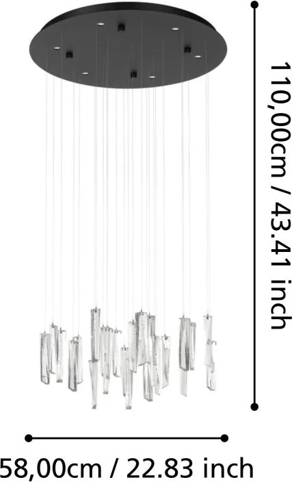 EGLO 390209 SARDENARA Modern Led Függesztett Lámpa LED IP20