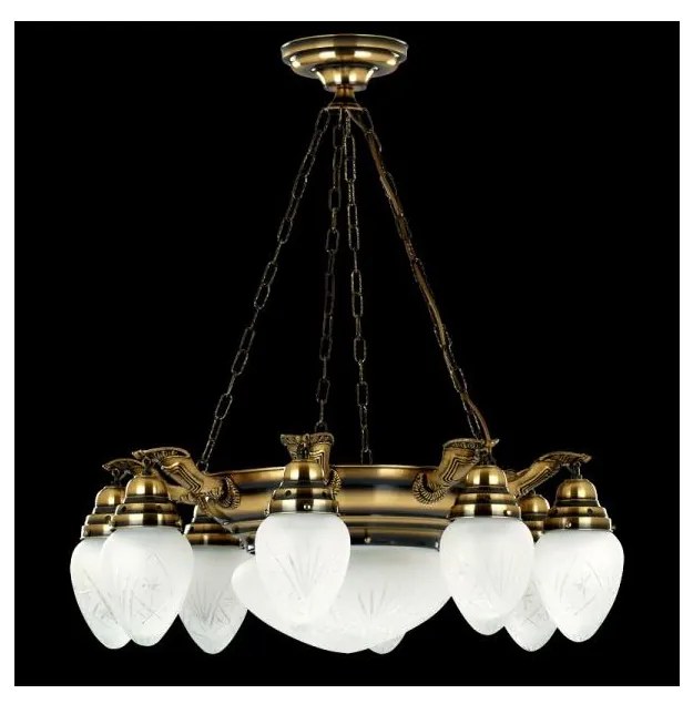 AZERO csillár 8xE27/60W+1xE27/100W