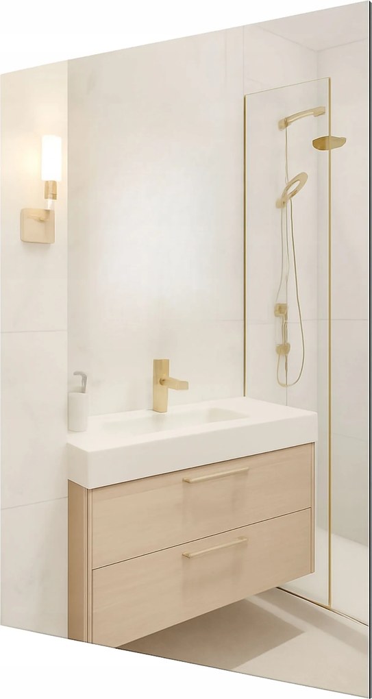 Led Tükör 50X70 Kapcsoló Nélkül Led Fény Syrius