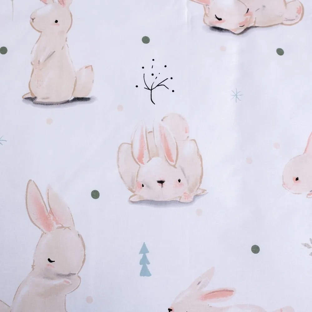 Pamut gyerek ágyneműhuzat babaágyhoz 100x135 cm Bunnies – Jerry Fabrics