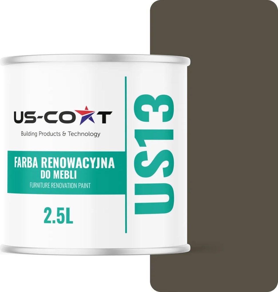 Konyhabútor Festék Szekrényfront Szürke Barna Ral 7013 Félmatt 2,5L