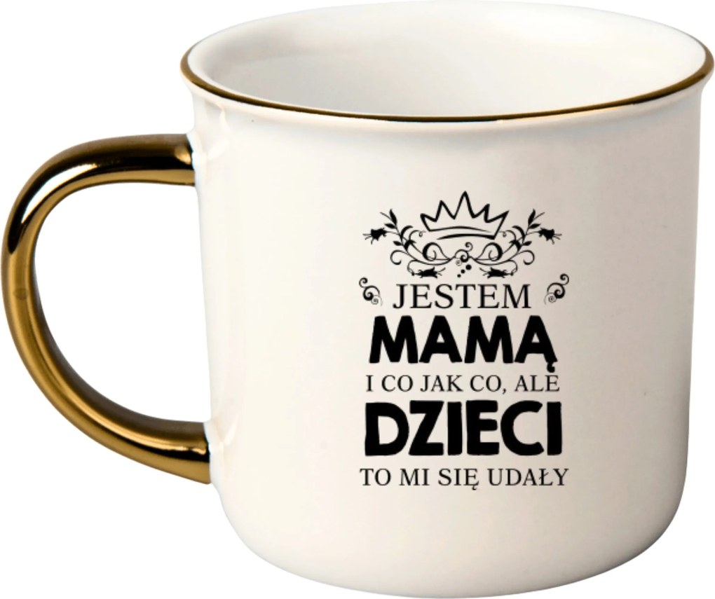 Bögre Fehér Arany Rant Ajándék Vicces Anyák Napja Anya Vagyok