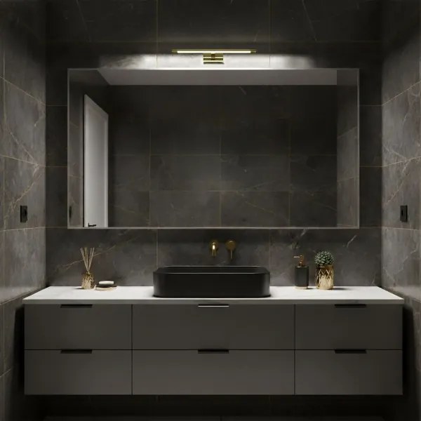 LED fürdőszobai tükörvilágítás KLIMT LED/8W/230V 3000/4000/6000K 40 cm IP44 arany színű