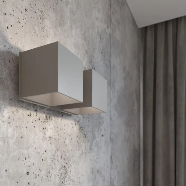 Sollux SL.0658 - QUAD fali lámpa 2xG9/40W/230V szürke