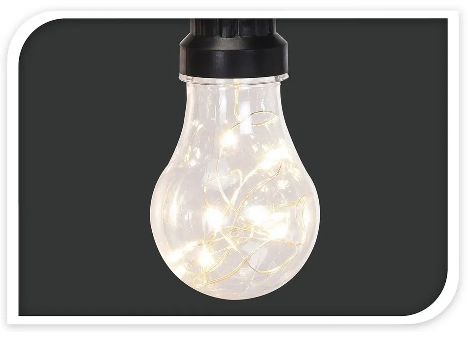 Bulbs fényfüzér, 80 LED