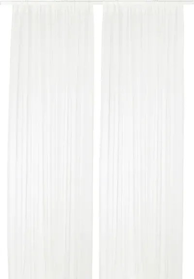 Ikea Teresia Függöny 2 db fehér 145x300 cm