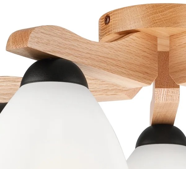 Csillár ADRIANO 5xE27/60W/230V tölgy