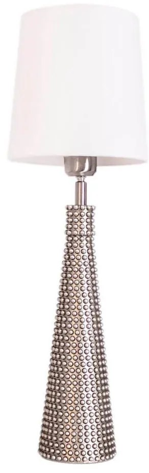 ByRydens 4002090-6508 - Asztali lámpa LOFTY 1xE27/5W/230V fehér/ezüst