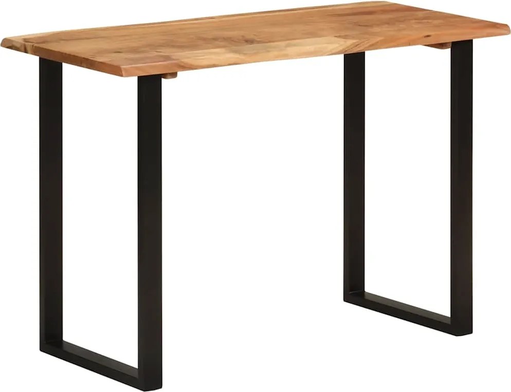 vidaXL tömör akácfa étkezőasztal 110 x 50 x 76 cm