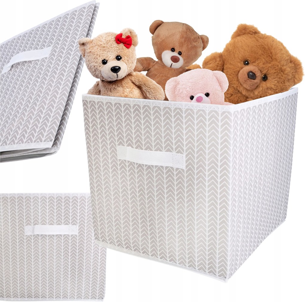 Textil Doboz szennyestartó szekrényhez 31x31x31 tároló kosár