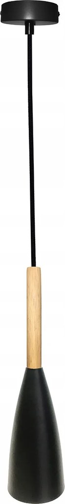 Trosa Függőlámpa 1X40W E27 Fekete