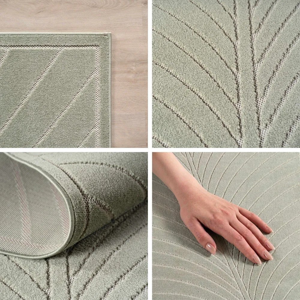 Zöld kültéri-beltéri szőnyeg 140x200 cm Nova 1204 – Ayyildiz Carpets
