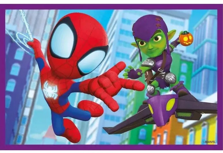 Pókember Spidey mesekocka 6 db-os Clementoni