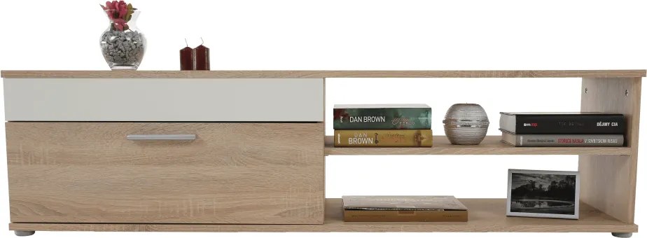 Nappali fal, tölgyfa sonoma/fehér, KEVIN