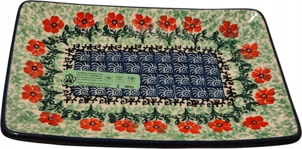 Tálca /tálca C27 18m*12cm Ceramika Bolesławiec 1916/2
