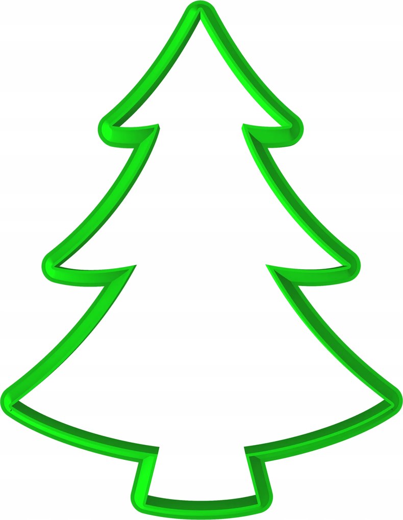 Karácsonyi Mézeskalács Forma Karácsony Nagy XL Karácsonyfa 14cm