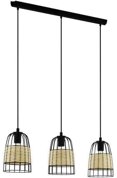 Eglo 43313 - Csillár zsinóron ANWICK 3xE27/40W/230V