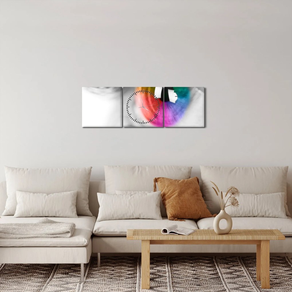 Kép - Szem írisz (órával) (90x30 cm)