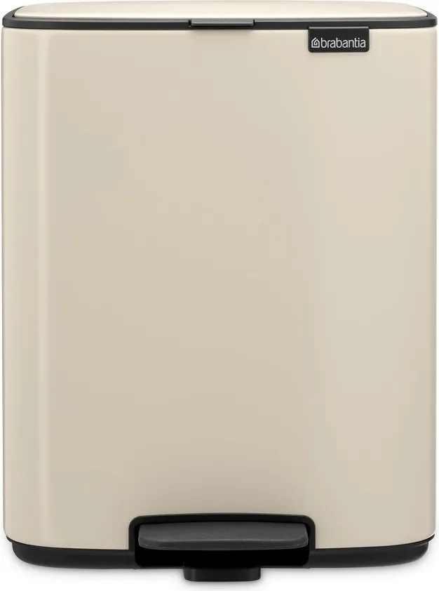 Bézs acél pedálos szemetes 12 l Bo – Brabantia