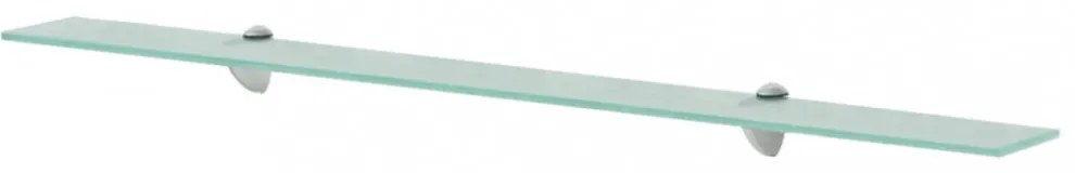 2 db lebegő üvegpolc 100 x 20 cm 8 mm
