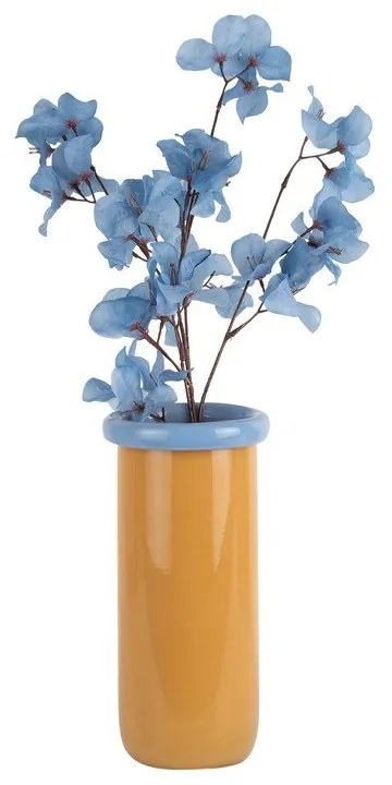 Mustársárga üveg váza (magasság 30,5 cm) Plegado – PT LIVING