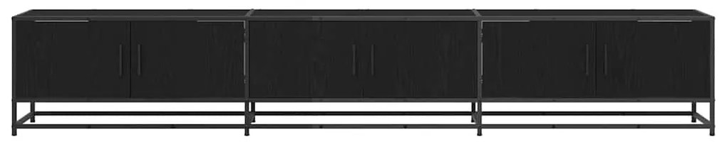 TV szekrény Musta tammi 240 x 35 x 41 cm Faanyag