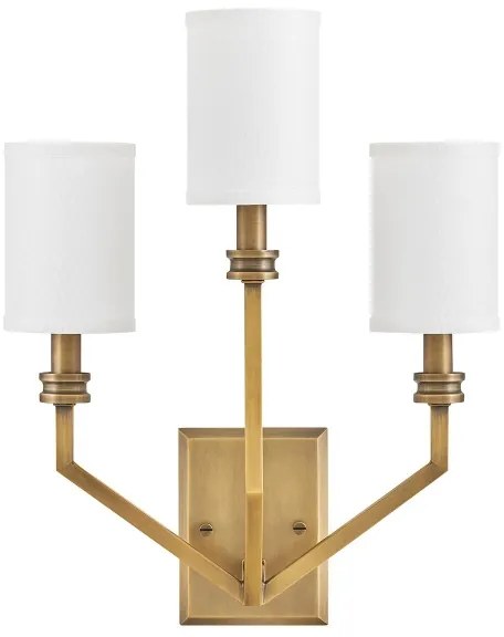 Hinkley HK-MOORE-WB3-HB - MOORE fali lámpatest 3xE14/40W/230V arany