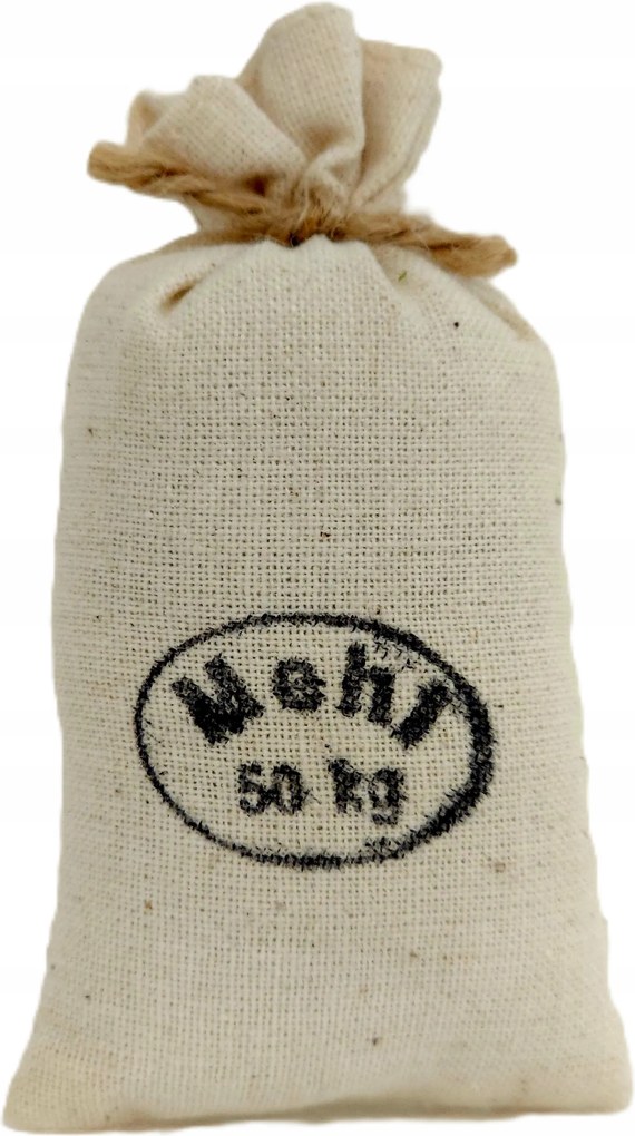 Jutazsák *lisztzsák* karácsonyi betlehem díszítéséhez- 7cm magas