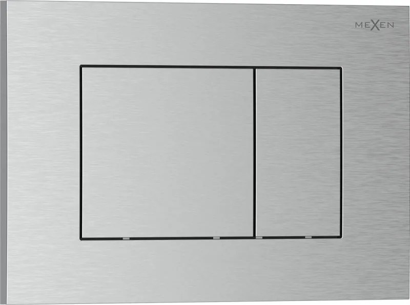 Mexen Tex 02 öblítési gomb, csiszolt nikkel - 6102-10