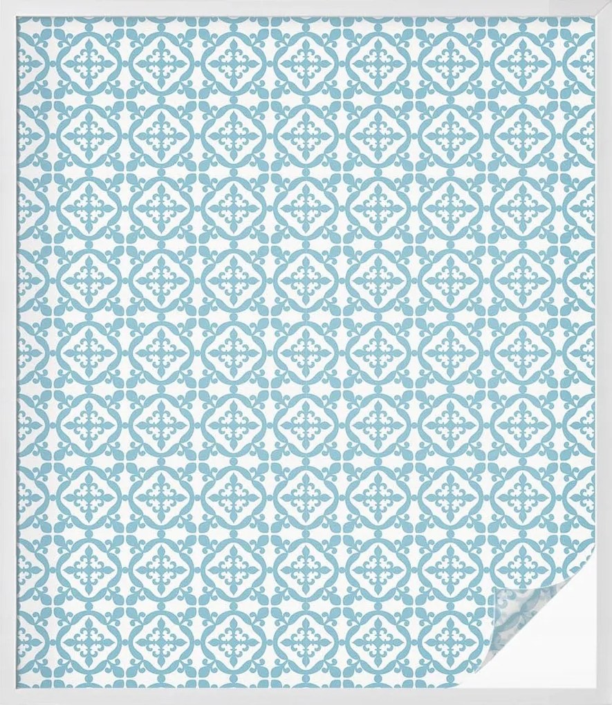 Szélvédőfólia Adatvédelem Ablak Kék díszek 100x116 cm