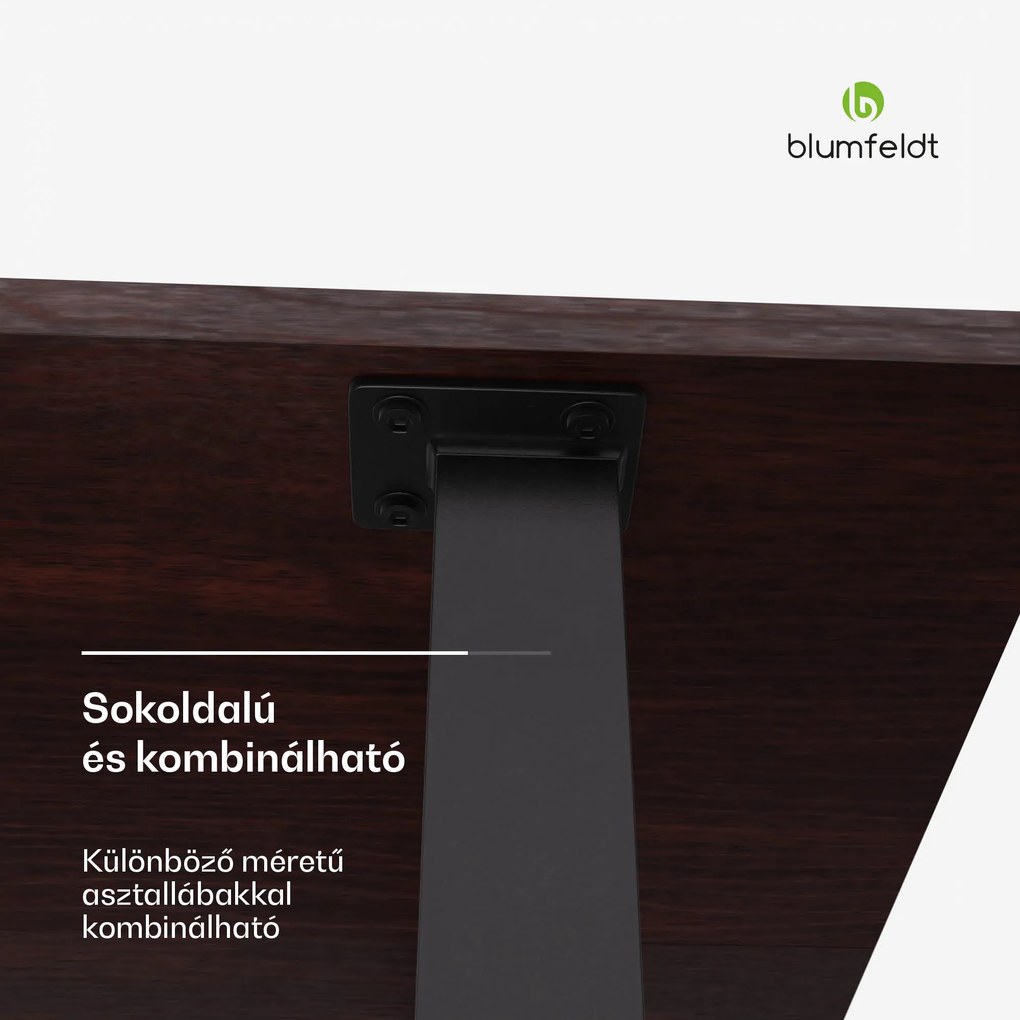 Blumfeldt Bearsdon asztallap 140 x 80 cm konyhához és étkezőhöz, Tartós rétegelt fa