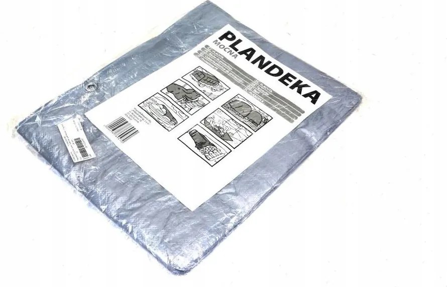 Ponyva Erős 2x3m (ezüst) súly 110g/m2 PLAND2X3-MS