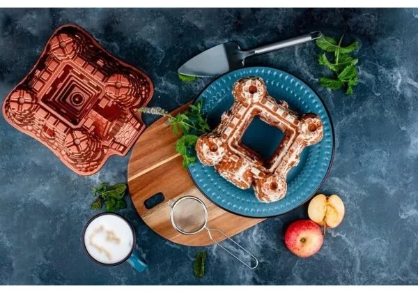 Kuglóf sütőforma KITCHISIMO vár/rézszínű