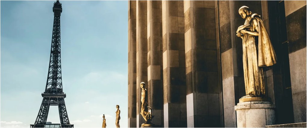 Kép a Trocader térről, Párizs (120x50 cm)