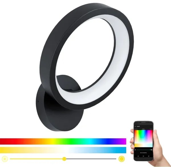 Eglo 99028 - MARGHERA-C LED RGB falikar, 16W, 230V, állítható fényerő
