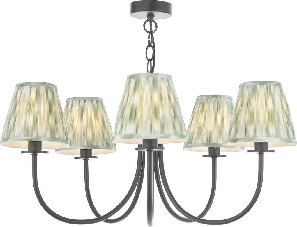 Dar Lighting modern csillár becca matt fekete darbec0522-ika2624