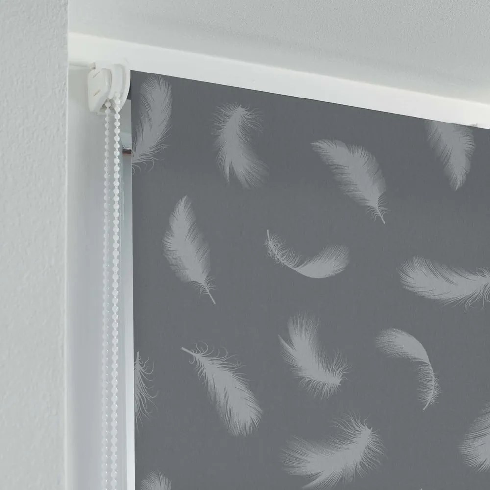 Szürke textil roló 60x90 cm Envolea – douceur d'intérieur
