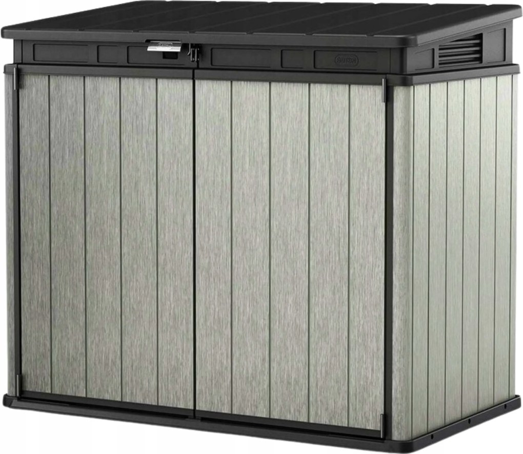 Kerti szekrény Tároló doboz Kosártartó 2x 240L [1150L] 140x82x123,5 cm