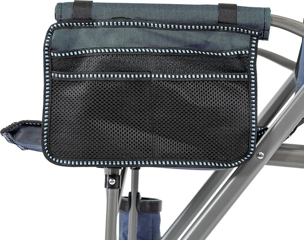 Leziter Comfort karfás horgász szék pohártartóval kék